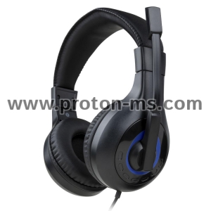 Gaming headset Nacon Bigben PS5 Official Headset V1 Black, Microphone, Black
