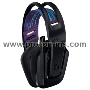 Gaming Wireless Headphones Logitech G535 Lightspeed Wireless, Microphone, Black
