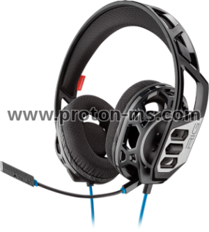 Геймърски слушалки Nacon RIG 300HS, Микрофон, Черен/Сребрист