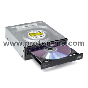 Записващо устройство LG GH24NSD5, DVD-RW, за вграждане в компютър, SATA, черен