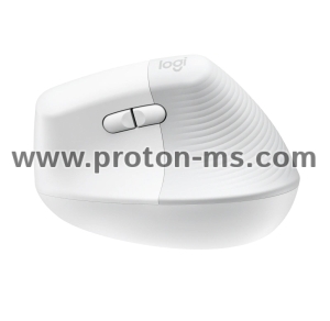 Wireless Mouse Logitech Lift Vertical Off-White, for Mac