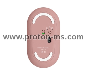 Wireless optical mouse LOGITECH Pebble 2 M350s, Tonal Rose, USB