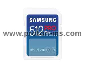 Memory card Samsung PRO Plus SD Card (2023), 512GB, White