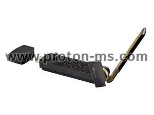 Безжичен адаптер ASUS USB-AX56 Dual Band AX1800 WiFi 6 802.11ax, USB 3.2 Gen1, вградена антена
