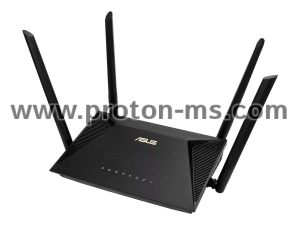 Wireless Router ASUS RT-AX1800U AX1800 Dual Band WiFi 6 (802.11ax), MU-MIMO, OFDMA, Ai Mesh