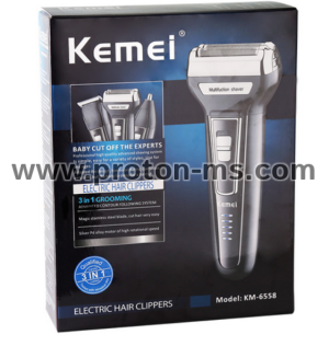 Машинка за подстригване и оформяне на брада Kemei KM-6558