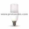 LED Крушка 9W T37 E14 Пластик Топло бяла светлина 