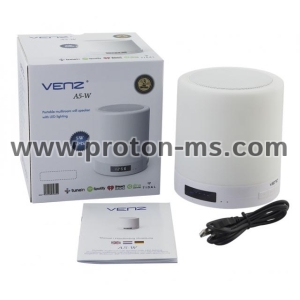 MultiRoom Music Wi Fi Speaker VENZ A5-W, White