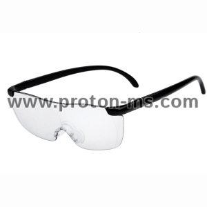 Увеличителна лупа за глава тип очила Zoom Big Vision 160% увеличение за четене, шиене, гоблени, бродиране, часовникарска работа