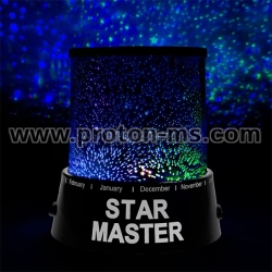 Star Master Dream Rotating Projector Lamp Moon Sky Projection LED Night Lights Table Lamps Decorative Lights For Kids Gift with USB Charge