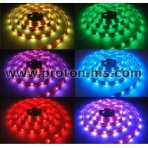 LED лента SMD5050, 14.4W/m, RGB, 12V DC, 60LEDs/m, 1m, неводоустойчива