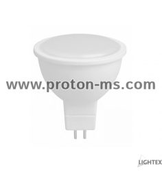 LED лампа Plastic 5W 220V GU5.3, 3000K Lightex