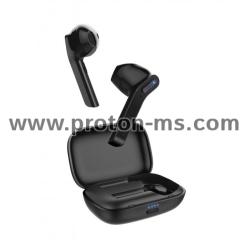 Блутут слушалки-тапи с докинг кутийка MAXELL Dynamic, True Wireless, черен