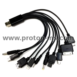 Baseus 3 in 1 Cable for iPhone &amp; Micro USB, 3A, 120cm.