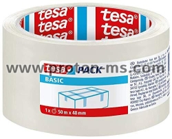 Basic Tesa Packaging Tape Transparent 50m x 48mm
