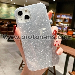 БЛЕСТЯЩ КЕЙС, Bling Glitter Sequins Phone Case For iPhone 13 Pro Max 