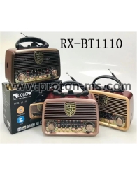 Преносимо ретро радио RX-BT1110 с Bluetooth, USB, SD, FM/AM/SW