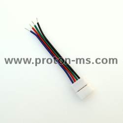 Гъвкав конектор за RGB LED лента 10mm GKLRGB, 1бр.