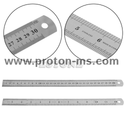 Metal Ruler, 30 cm.