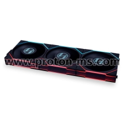 Комплект 3 броя Вентилатор Lian Li UNI FAN TL LCD 120mm - Black
