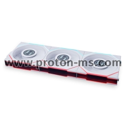 Комплект 3 броя Вентилатор Lian Li UNI FAN TL Reverse LCD 120mm - White