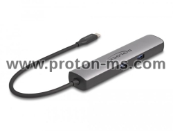 Докинг станция Delock USB 40 Gbps USB Type-C, 8K - HDMI / USB 10 Gbps / 2.5 Gigabit LAN / PD 3.0 100 W