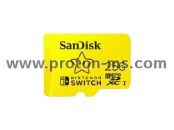 SanDisk 256GB microSDXC UHS-I for Nintendo Switch, Speed Up to 100MB/s
