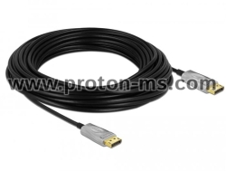 Оптичен кабел Delock, Активен, DisplayPort 1.4, 8K, 15 m