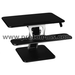 Hama Booster for Sitting/Standing Workstation, S (68.0 x 52.0), black 
