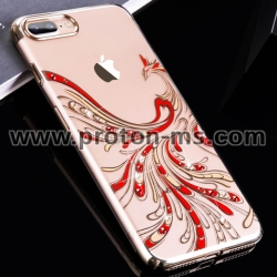 iPhone 7 / 7S Luxury Phone Case Ultra Thin Slim Cover Fashion Red Phoenix
