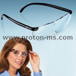 Увеличителна лупа за глава тип очила Zoom Big Vision 160% увеличение за четене, шиене, гобл�