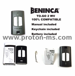  Remote Control 433.92MHz, Automatic door transmitter for BENINCA IO all color rolling code remote  BENINCA TO.GO 4 WV