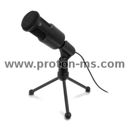 Desktop Microphone EWENT EW3550, Noise canceling, Black