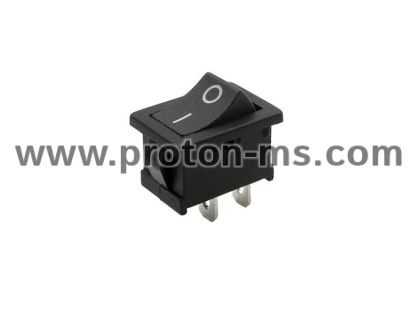 Power Switch, 1 position ON/OFF, Black