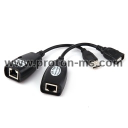 USB RJXT USB Extension cable over Cat5e RJ45 Extender adapter до 45m