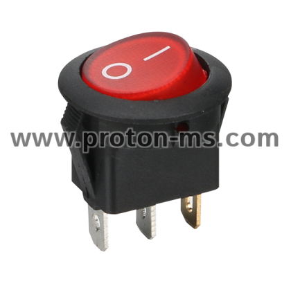 Metal Button (ON) / OFF, non-holding 18mm 3A 071122