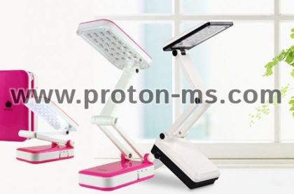 Led Portable Foldable Rechargeable Desk, Portable Rechargeable Desk Lamp