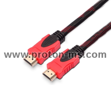 HDMI Кабел Ver. 1.4, 3.00 метра, Оплетка