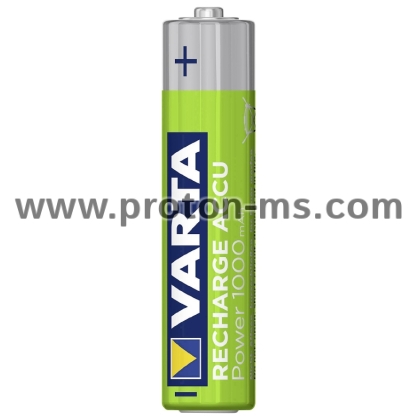 Varta Longlife Accu Battery 1000mah AAA 1.5V, 1pc.