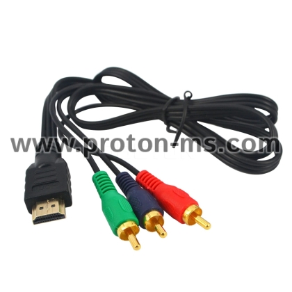 Audio Cable HAMA 122333, 3.5mm jack plug - 3.5mm jack plug, 90°, stereo, three-coloured, 3 Stars, 1.5m