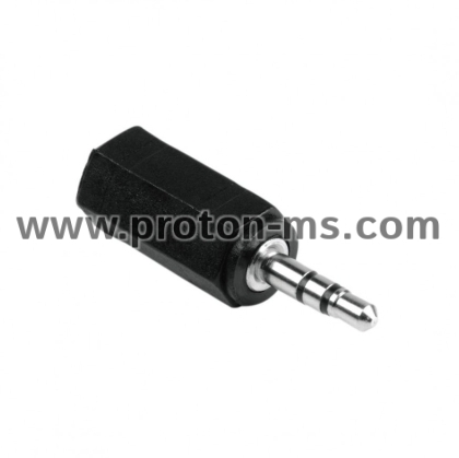Adapter 6.3mm female to 2.5mm male, 2 pcs.