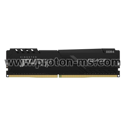 Памет Kingston FURY Beast Black 32GB DDR4 PC4-25600 3200MHz CL16 KF432C16BB/32