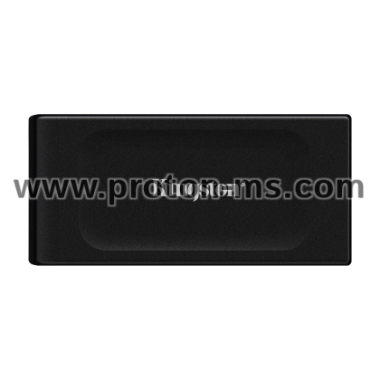 Външен SSD Kingston XS1000, 2TB, USB 3.2 Gen2 Type-C, Черен
