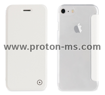 Калъф Muvit Folio Stand Case за iPhone 7, Бял MUFLC0016
