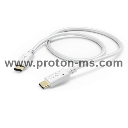 Hama Charging Cable, USB-C - USB-C, 1.5 m, white