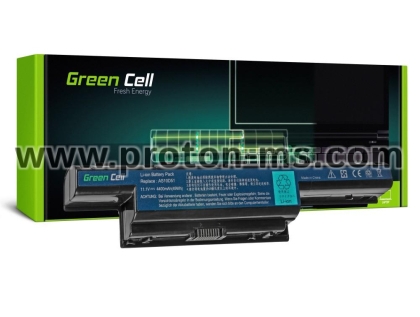 Батерия  за лаптоп GREEN CELL, Acer Aspire AS10D31 5733 5741 5742 5742G 5750G E1-571, TravelMate 5740 5742, 11.1V, 4400mAh