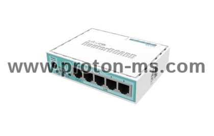 Ethernet router MiKrotik RB750GR3 HEX, 5 x 10/100/1000 Mbps, PoE, White
