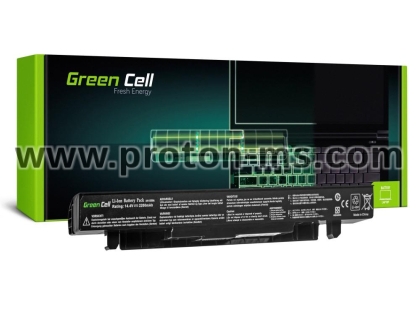 Laptop Battery for ASUS A41-X550A 14.4V 2.2Ah GREEN CELL