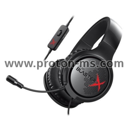 Headset SoundblasterX H3 Gaming, Black