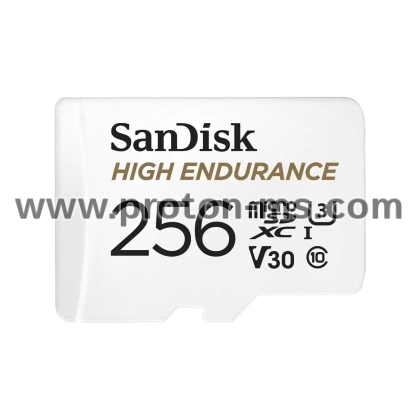 Memory card SANDISK micro SDXC UHS-I, SD Adapter, 256GB